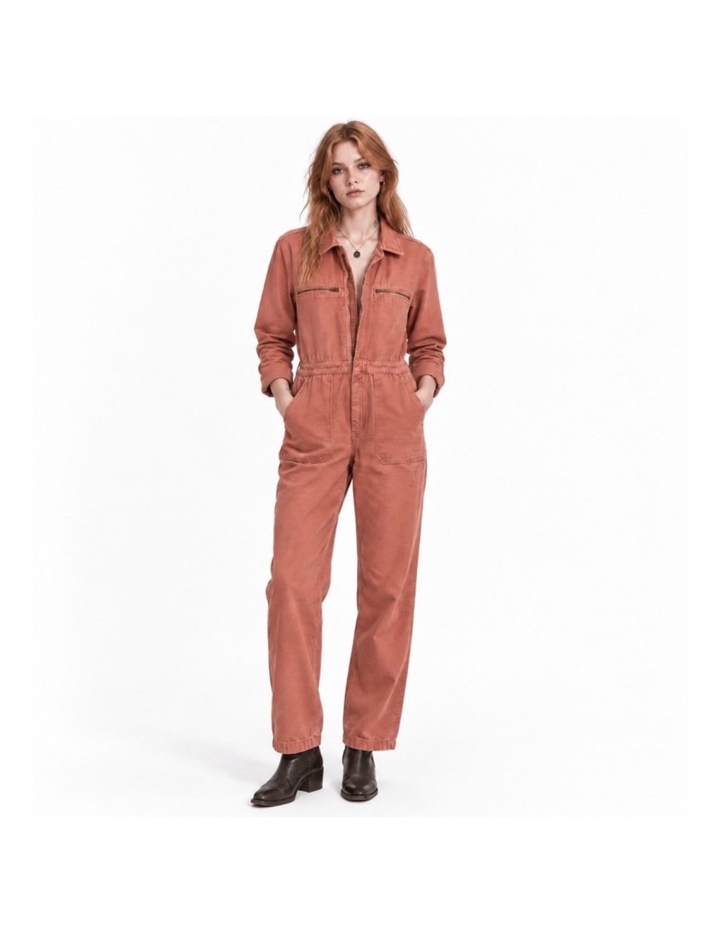 Madewell denim boilersuit jumpsuit